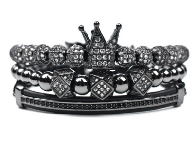 Pulsera Triangular Corona Delicada - Image 21