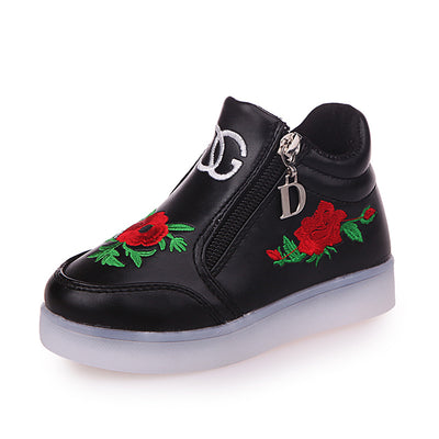 Zapatos Infantiles LED Estilo Otoño Coreano con Suela Luminosa y Suave - Image 6