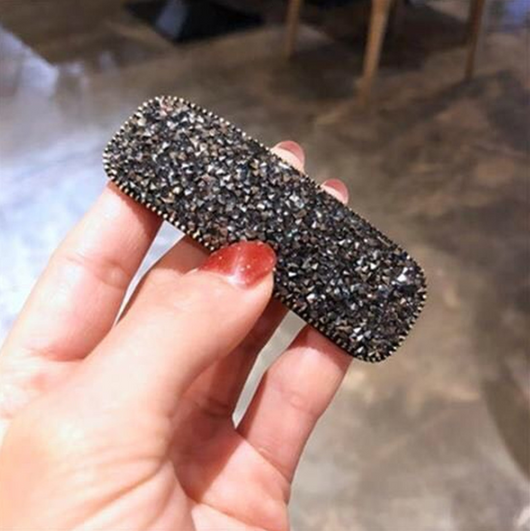 Broche de Cabello de Cristal Geométrico con Strass - Image 9