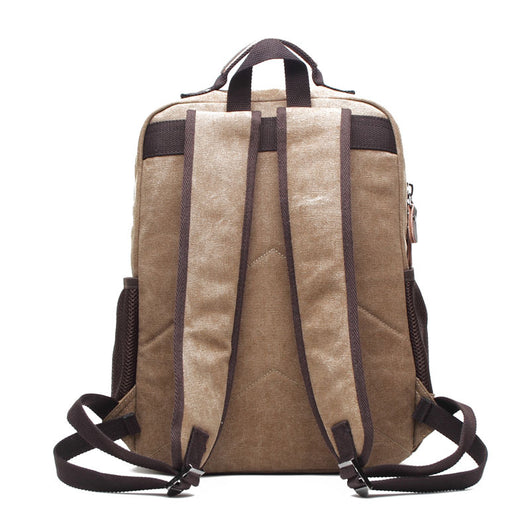 Mochila Retro Ba Bao Personalizada - Bolsa de Lona para Viajes y Estudiantes - Image 3