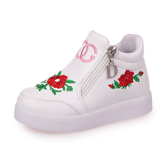 Zapatos Infantiles LED Estilo Otoño Coreano con Suela Luminosa y Suave - Image 12