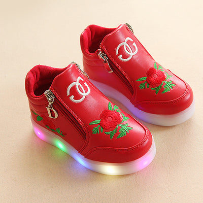 Zapatos Infantiles LED Estilo Otoño Coreano con Suela Luminosa y Suave - Image 2