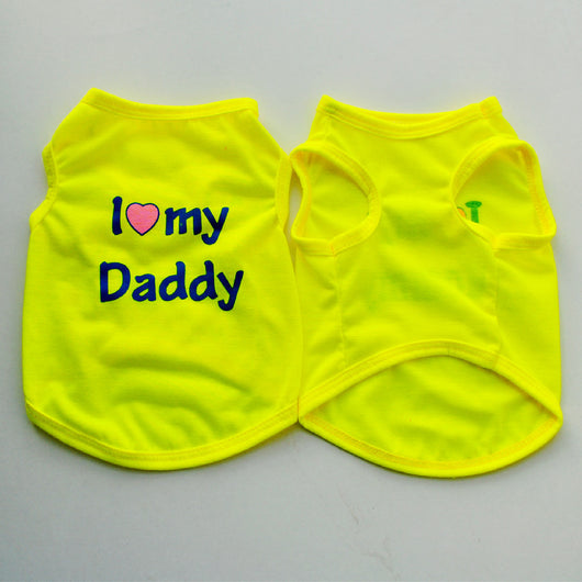Chaleco para Mascotas Estilo Clásico Mamá Papá - Image 55