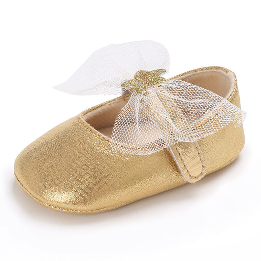 Zapatos de Princesa con Encaje Estrella - Zapatos Blandos para Bebé - Image 4