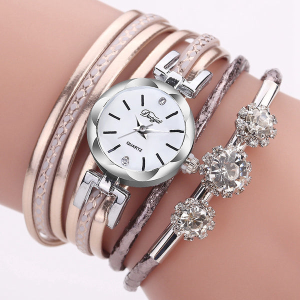 Reloj de Pulsera Cuarzo con Cristal Mineral