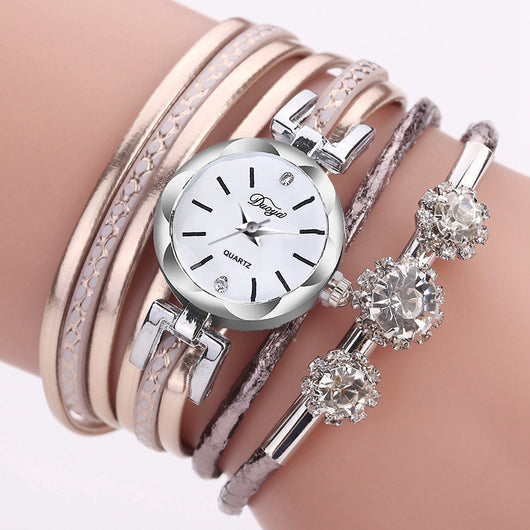 Reloj de Pulsera Cuarzo con Cristal Mineral - Image 2
