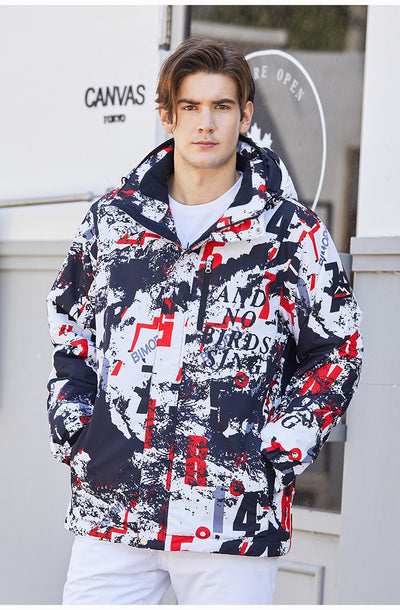 Traje de Esquí para Hombre - Abrigo Impermeable y Cortavientos para Invierno - Image 21