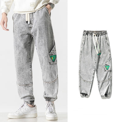 Pantalones Hombre Corte Relajado Ajuste Cónico - Image 5