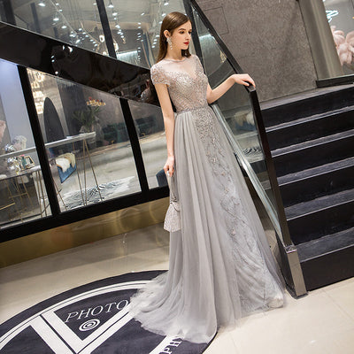 Vestido de Noche Elegante Línea A para Mujer - Image 2