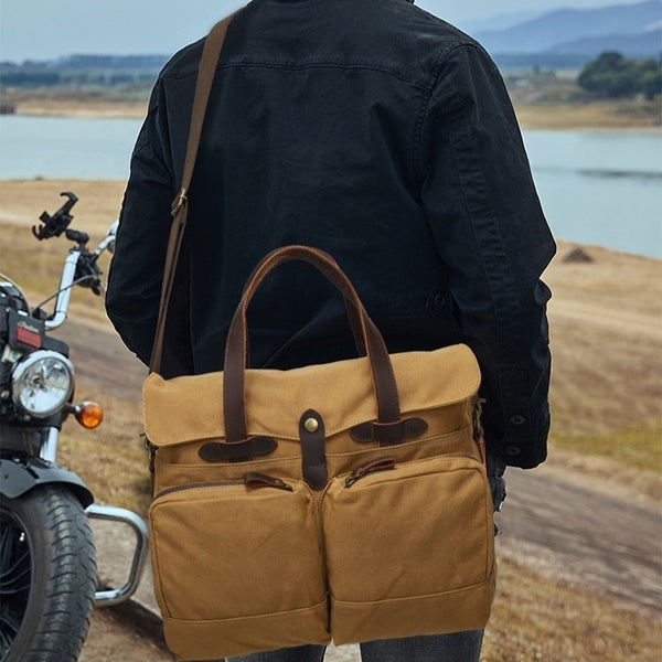 Maletín Ejecutivo de Hombro para Hombre - Bolsa de Viaje Profesional