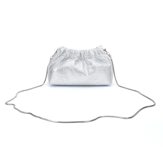 Bolso de Noche con Diamantes Completos y Cordón Ajustable - Image 14