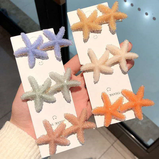 Pasador de Cristal Diseño Estrella Marina - Colección Primavera - Image 2