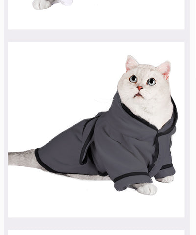 Ropa de Invierno para Mascotas: Pijamas y Batas Absorbentes para Perros y Gatos - Image 13