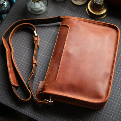 Bolsa Bandolera de Cuero Artesanal para Hombre - Image 15