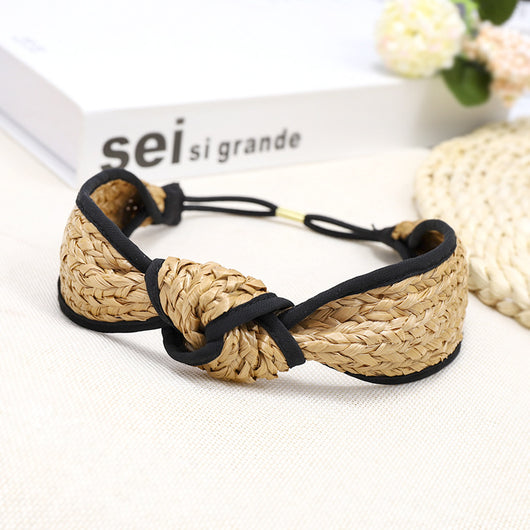 Diadema Tejida a Mano de Rafia Ancha - Accesorios para Cabello Literarios - Image 16