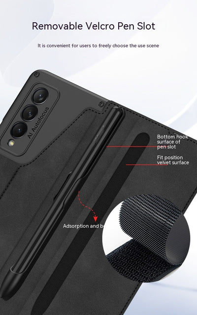 Funda Protectora de Cuero con Ranura para Bolígrafo - Armadura Total W22 - Image 10