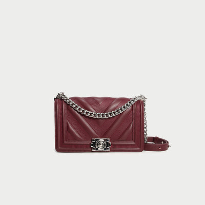 Bolsa Cuadrada de Cuero con Asa al Hombro - Crossbody Elegante - Image 3