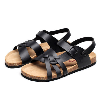 Sandalias Hombre Diseño Calado con Corcho Natural - Image 5