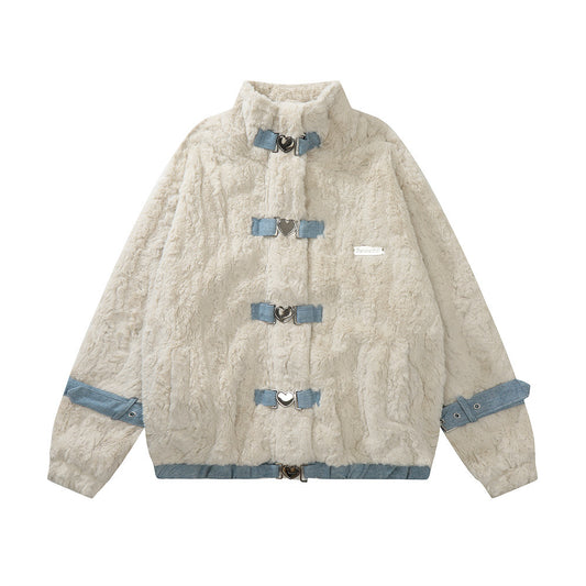 Abrigo Impermeable de Lana y Algodón Acolchado para Hombre