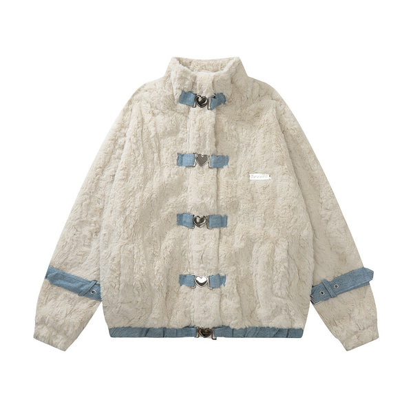 Abrigo Impermeable de Lana y Algodón Acolchado para Hombre
