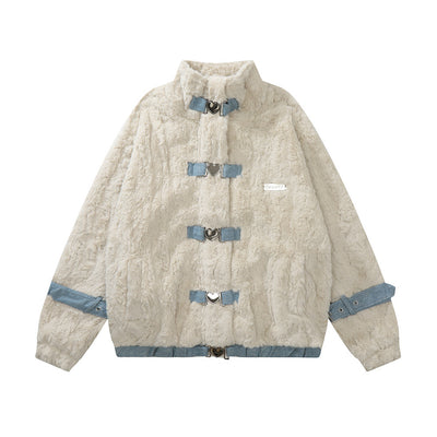 Abrigo Impermeable de Lana y Algodón Acolchado para Hombre