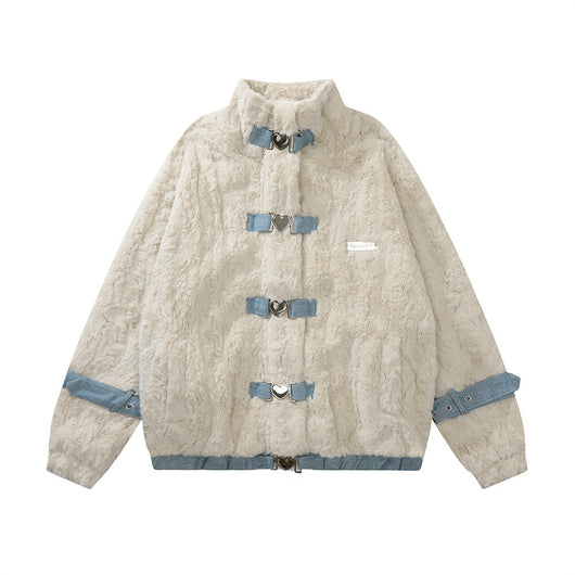 Abrigo Impermeable de Lana y Algodón Acolchado para Hombre