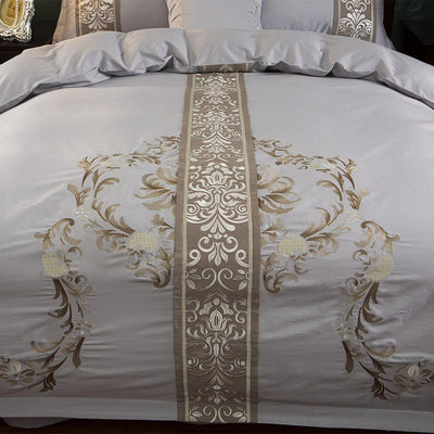 Juego de Cama Europeo de Algodón Satinado - 7 Piezas Premium - Image 3