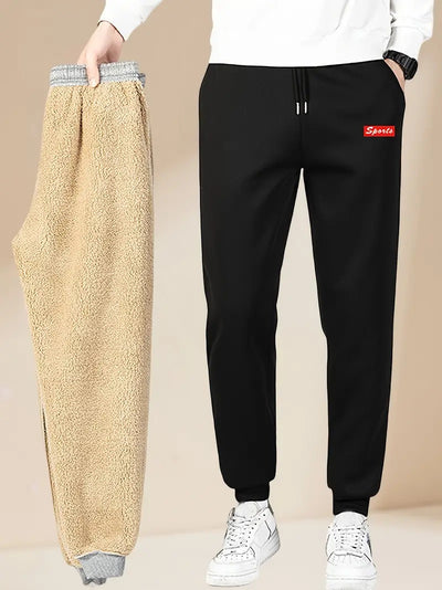 Pantalones Jogger de Invierno para Hombre con Forro Polar y Cintura Ajustable - Image 22