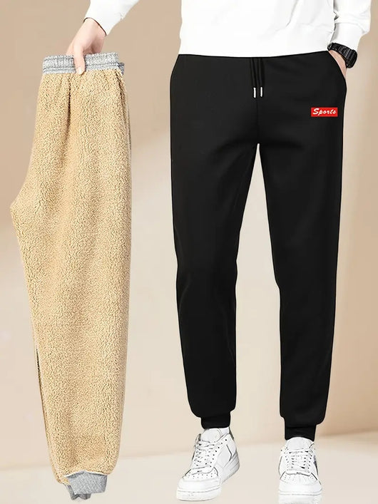 Pantalones Jogger de Invierno para Hombre con Forro Polar y Cintura Ajustable - Image 22