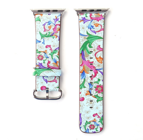 Correa de Cuero con Estampado Floral Chinoiserie - Image 30