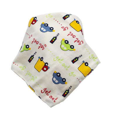 Baberos Impermeables Triangulares de Algodón con Diseños Infantiles - Image 22