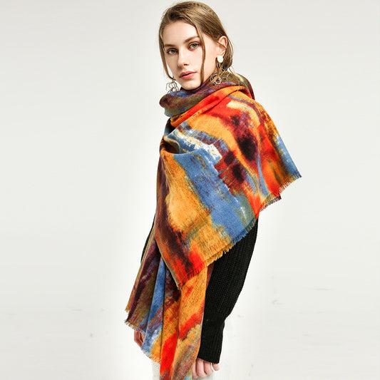 Bufanda de Cachemira con Diseño Graffiti - Image 2