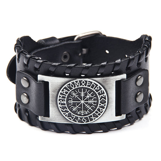 Pulsera de Cuero Ancha para Hombre - Image 13