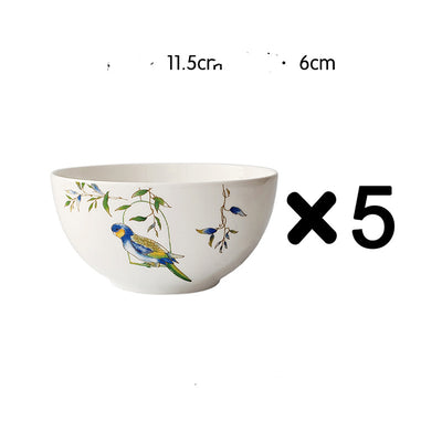 Juego de Vajilla de Porcelana Loro - Image 8