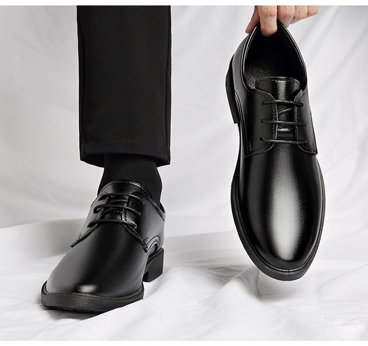Zapatos de Cuero Casual-Formal Estilo Británico para Jóvenes - Image 24