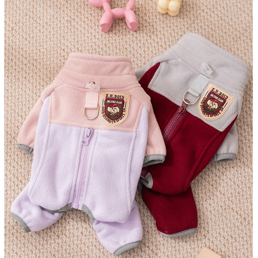 Abrigo Polar Térmico para Perros Pequeños - Diseño Bicolor - Image 18