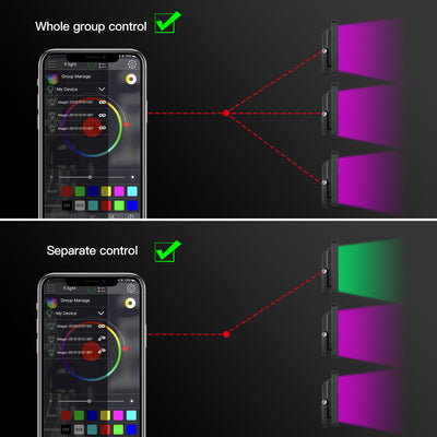 Foco LED RGB 20W Inteligente con Bluetooth, Control por Voz y Temporizador - Image 12