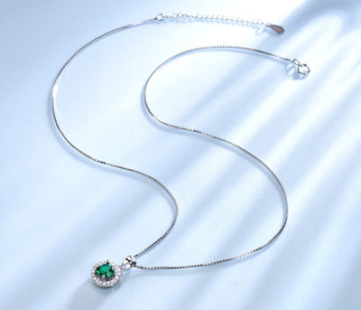 Aretes y Colgantes de Esmeralda en Plata 925 - Juego de Dos Piezas - Image 12