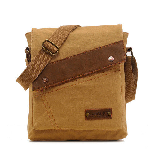 Bolsa de Lona Retro Crossbody Unisex - Bolsa de Hombro Vertical - Image 8