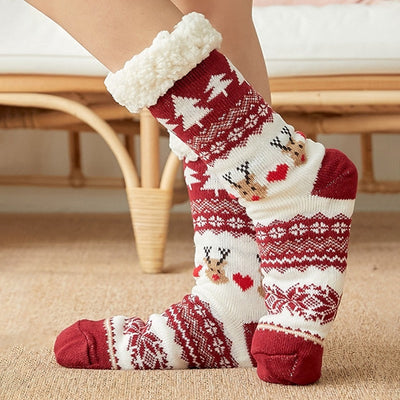 Calcetines Navideños para Mujer - Tubo Largo Invierno - Image 5