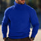 Men's Turtleneck Sweater Fall Winter Striped Solid Colors