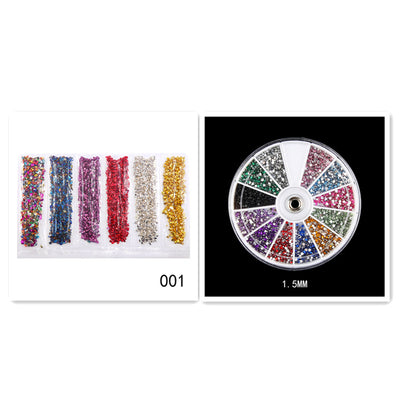 Fragmentos de Vidrio Diamante para Uñas - Acabado Oro y Plata - Image 13