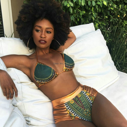 Bikini Bronceador Tricolor: Europeo, Americano y Sudafricano