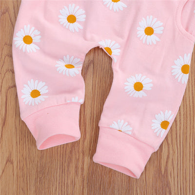 Conjunto Infantil Estampado Crisantemo para Bebé y Niño - Image 3