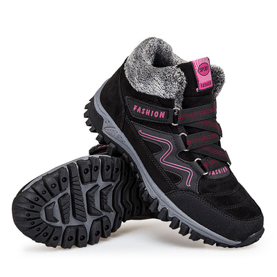 Zapatos de Algodón para Mujer con Forro de Terciopelo Cálido para la Nieve - Image 5