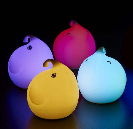 Luz Nocturna LED Elefante 7 Colores - Diseño Adorable