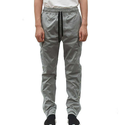 Pantalones Cargo Holgados con Múltiples Bolsillos y Pierna Recta - Image 29