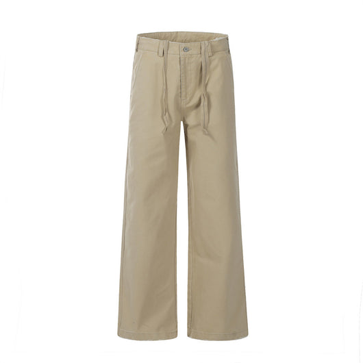 Pantalones Bootcut Anchos de Talle Alto en Colores Sólidos - Image 5
