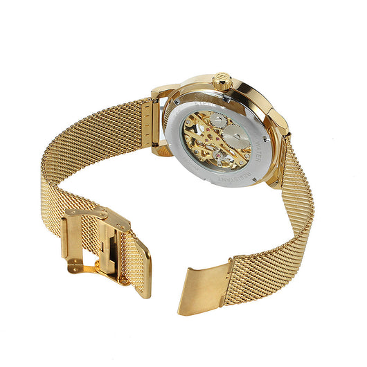 Reloj Mecánico Automático para Hombre con Correa de Cuero Genuino - Image 2