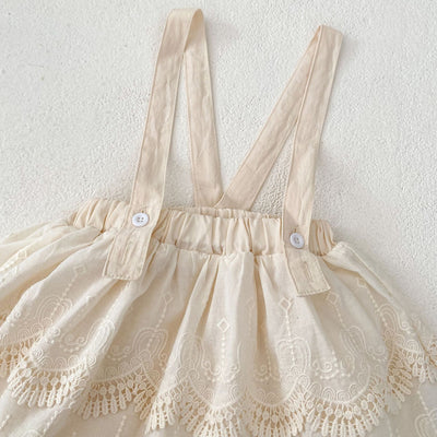 Falda Pantalón con Tirantes de Encaje para Mujer - Image 10